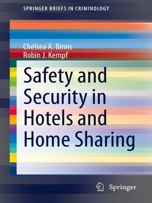 cover image of Safety and Security in Hotels and Home Sharing